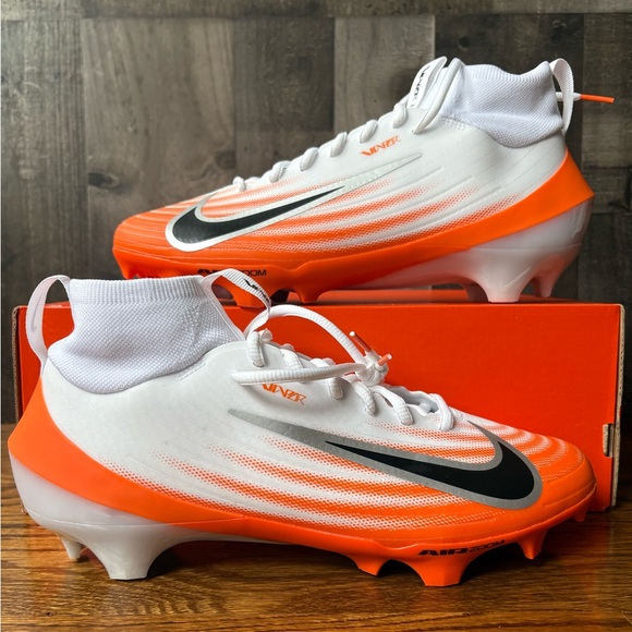Nike Air Zoom Vapor Pro 1 Orange White Football Cleats HM8850-103 Size No Lid - Picture 1 of 7